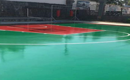 湛江篮球场翻新地面